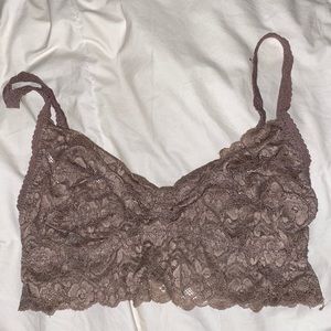 Beige Lace Bralette Size S